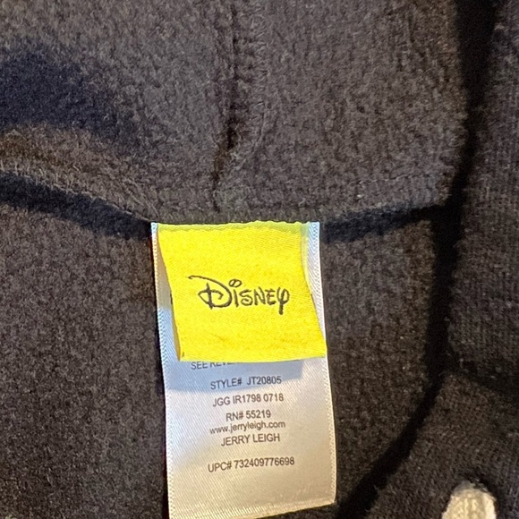 Disney Mickey Mouse The One & Only Crop Hoodie U16 51825 - Picture 3 of 4